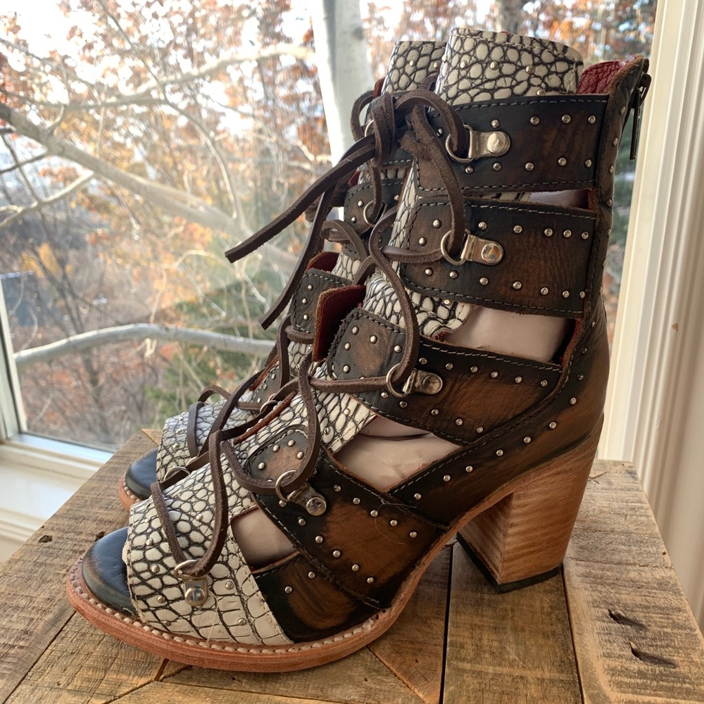 🦅 Freebird by Steven~Brandy~black/white~New With Box